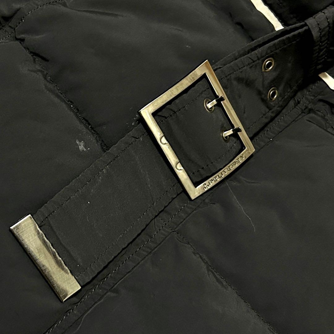 ピューテリー　PEUTEREY ブルゾン　ジャンパー　中綿　フード　ブラック　S