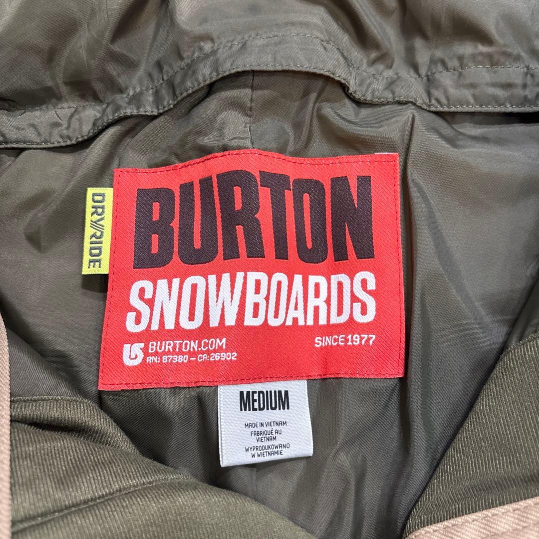 BURTON スノーボードウェア S/M マルチカラーバートン上下セット
