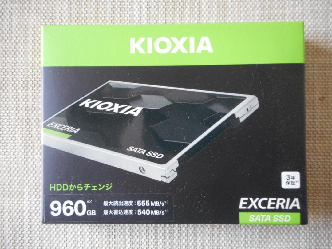 ☆★新品未使用KIOXIA 2.5インチ内臓SSD 960GB★☆