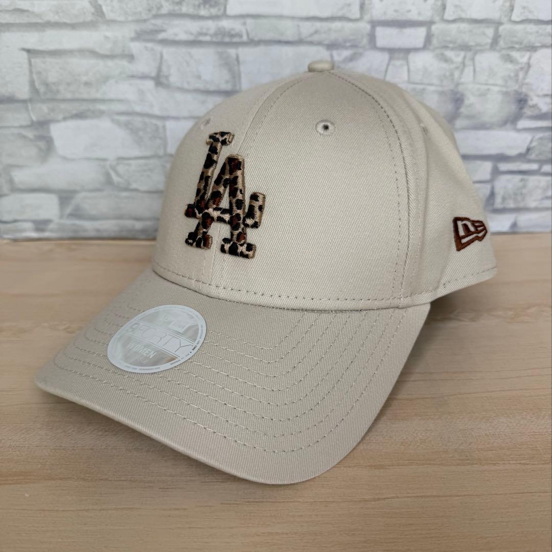 New Era　9forty レオパード柄　キャップ　LA 新品 　ニューエラ