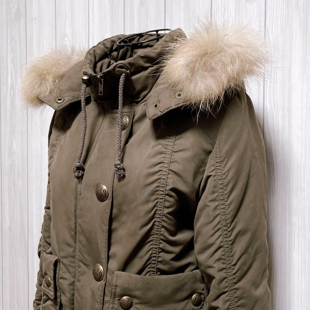 モッズコート ミリタリー ジャケット リアルファー 平成ギャル y2k グランジ