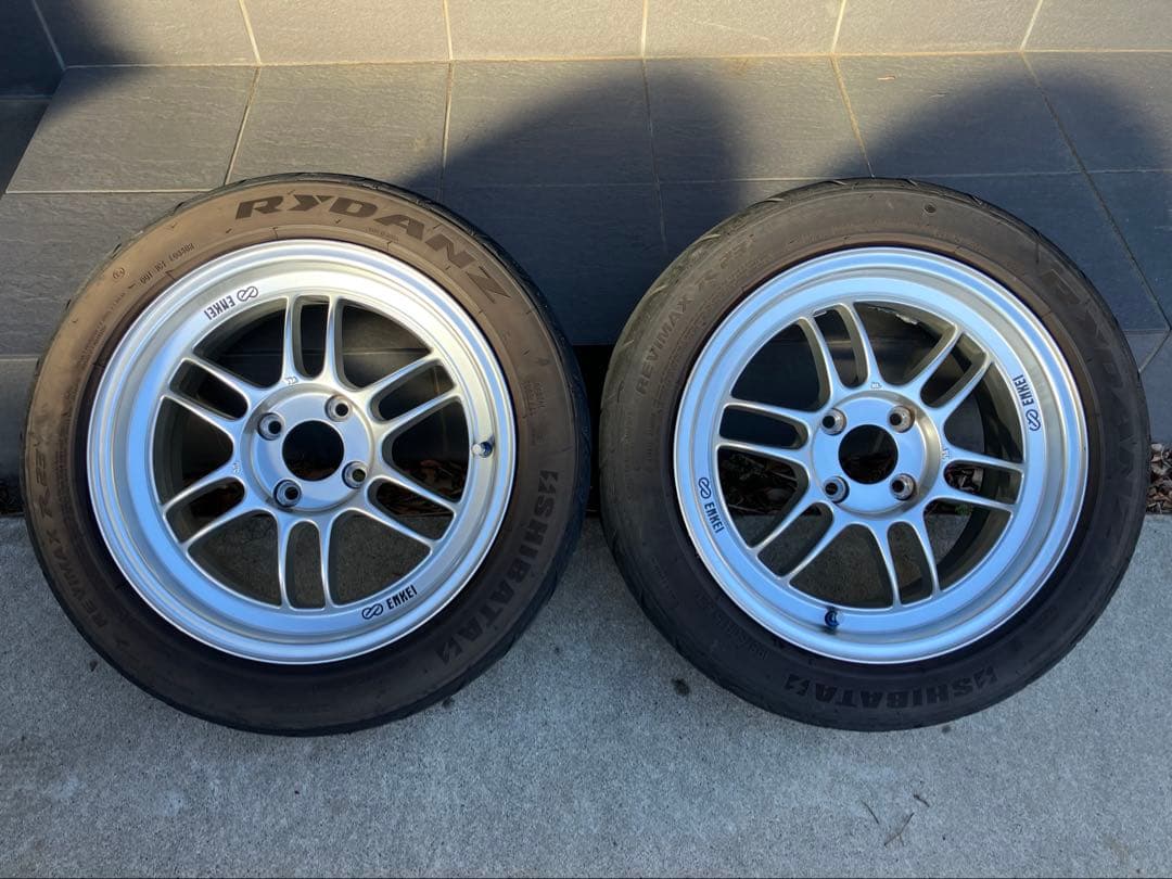 ENKEI RPF1 15インチ 7J+41 4H シルバー 2本セット