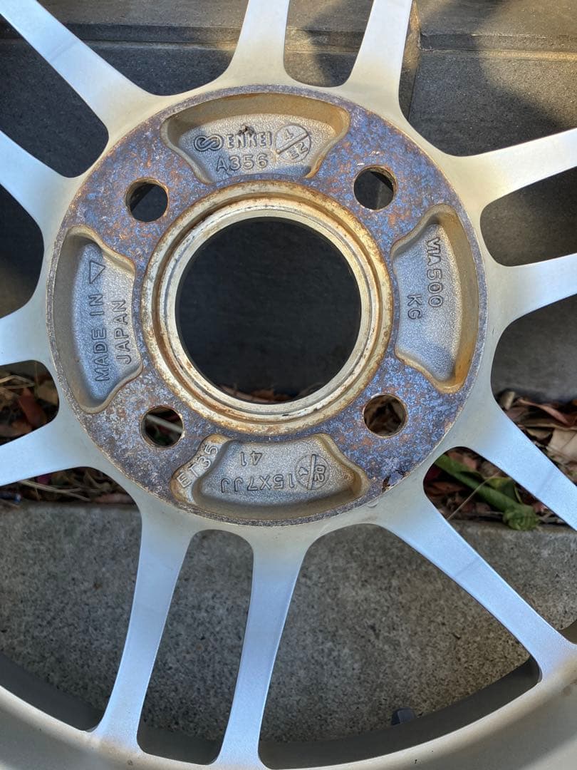 ENKEI RPF1 15インチ 7J+41 4H シルバー 2本セット