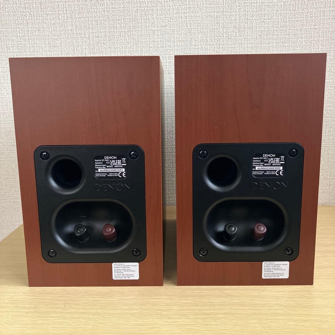 極美品　【Denonスピーカー】　SC-M41