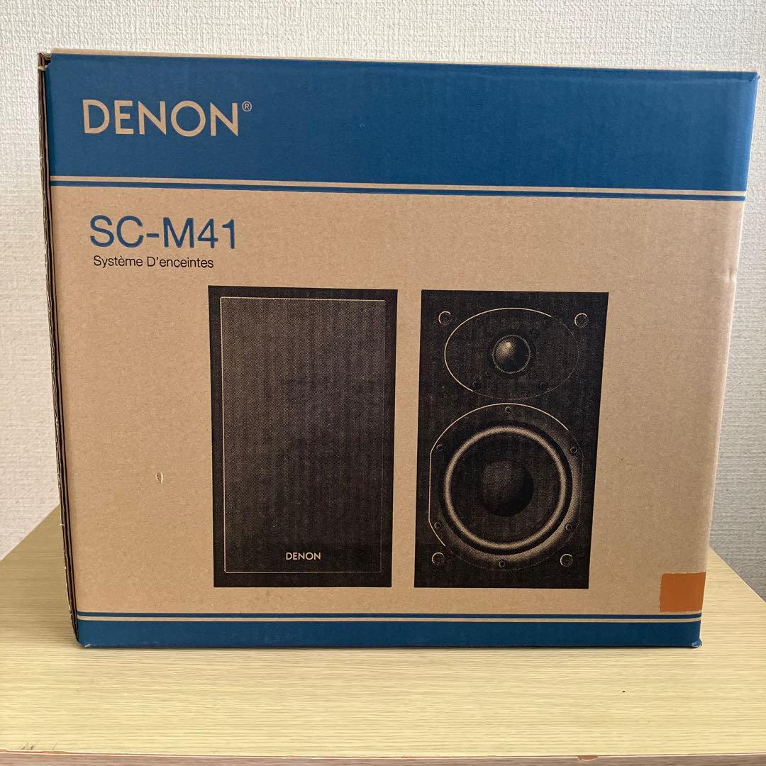 極美品　【Denonスピーカー】　SC-M41