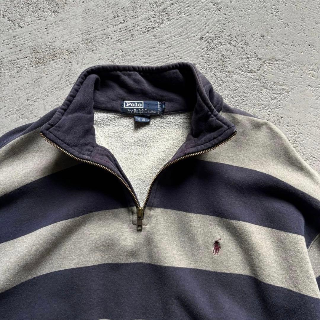 トップス Polo Ralph Lauren Stripe Sweat Shirt L