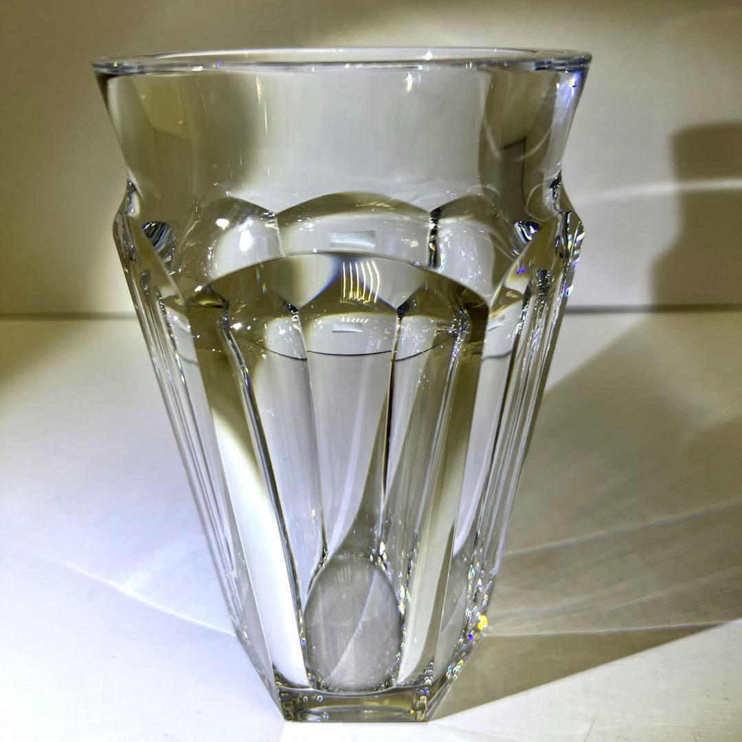バカラ　アルクール花瓶　共箱　高さ17㎝　東Y7-1119☆1F