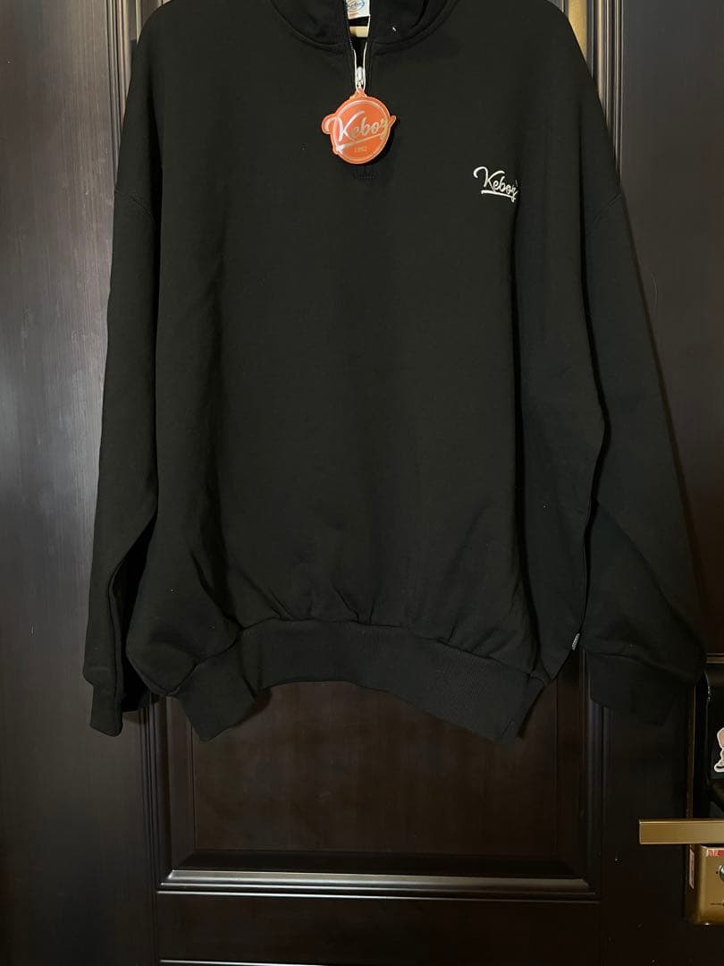 トップス KEBOZ NAGOYA BB LOGO HALF ZIP SWEAT