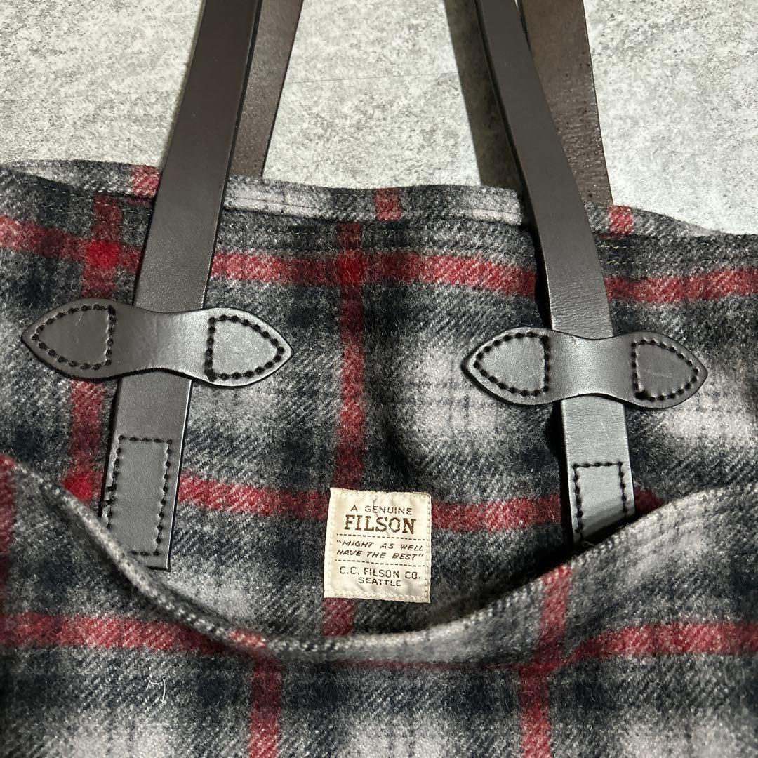 FILSON マッキーノ ウール チェック柄 トートバッグ USA製