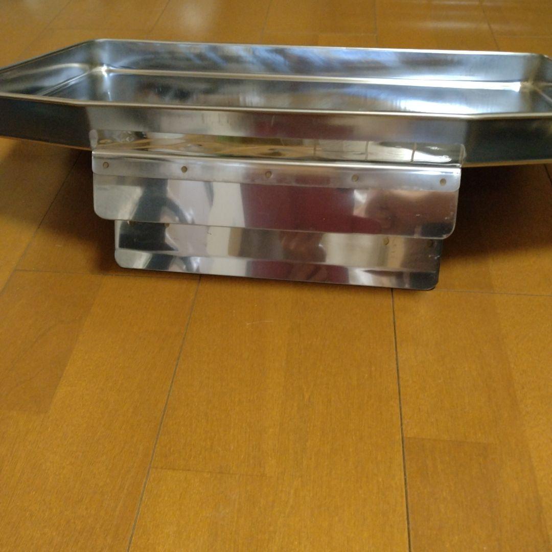 【新品未使用】業務用フライヤー油切りパッド網付き　ステンレス