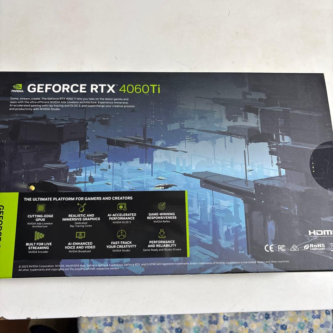 GEFORCE RTX 4060ti 8g 玄人志向　値下げしました。