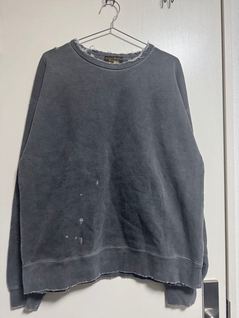 最安　Journal Standard スウェット　クルーネック　ダメージ