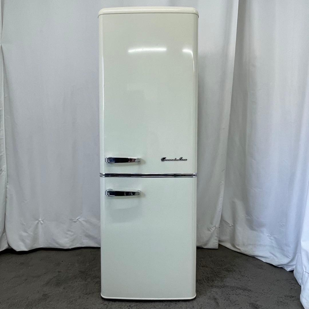 458❤️　冷蔵庫　200㍑　レトロ　20年　おしゃれ　おすすめ　中古　設置無料