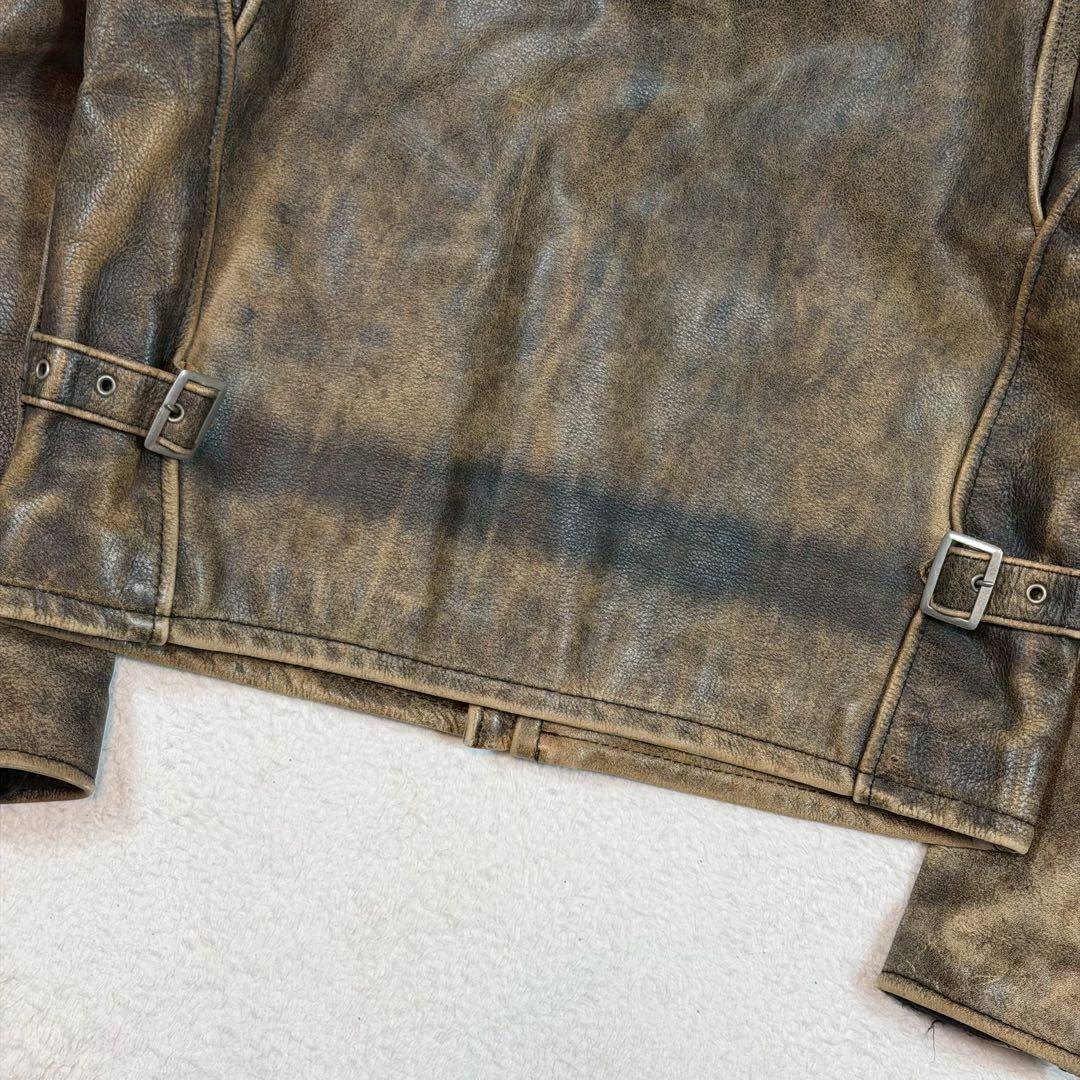 SIZE40 B-McCOY'S ライダースジャケット ステアハイド Lサイズ