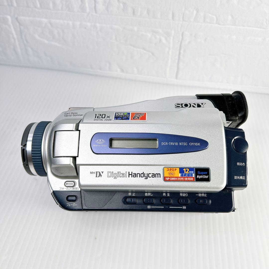 ■美品 動作良好！■ SONY mini DVビデオカメラ DCR-TRV18