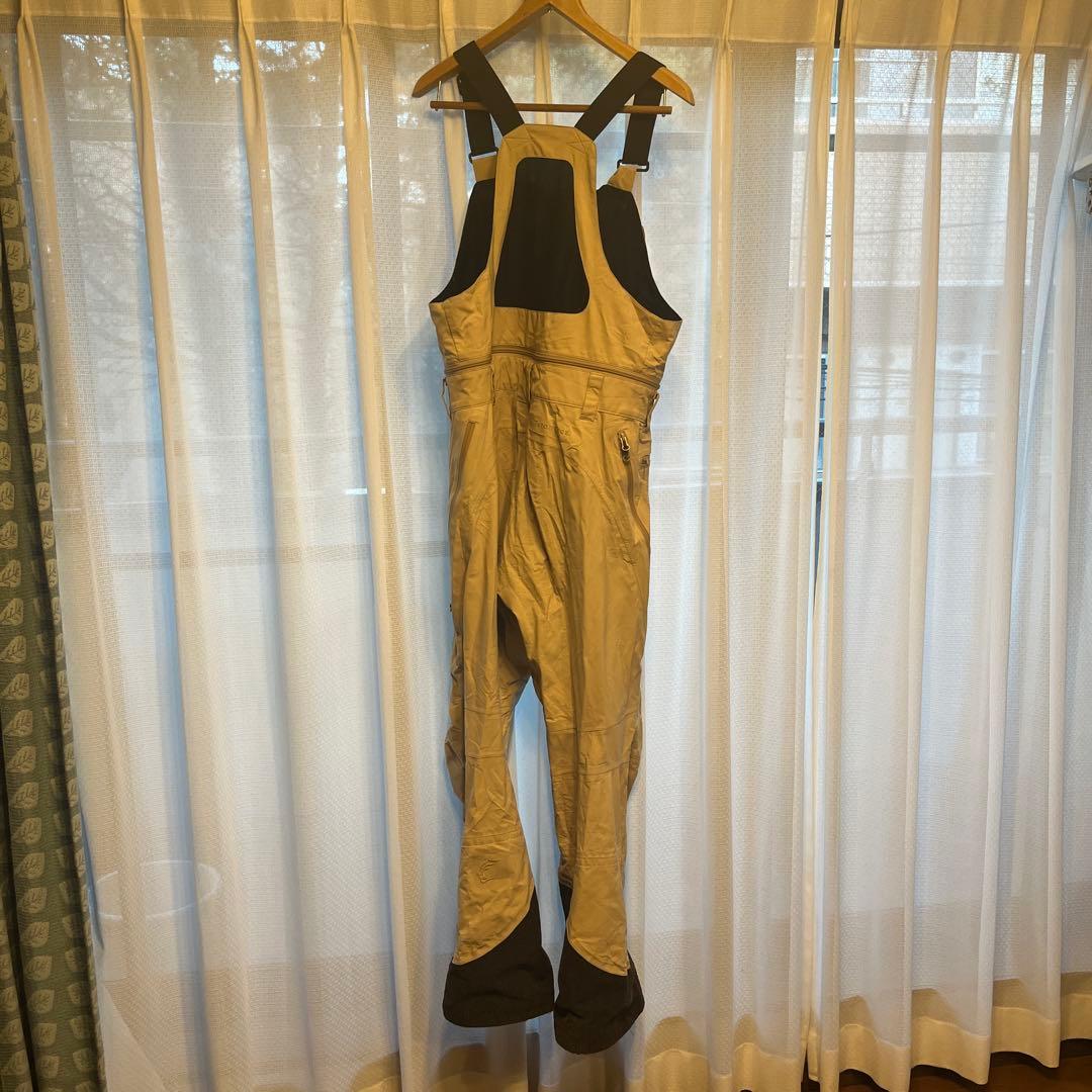 POLARTEC ベージュ スノーボードオーバーオール
