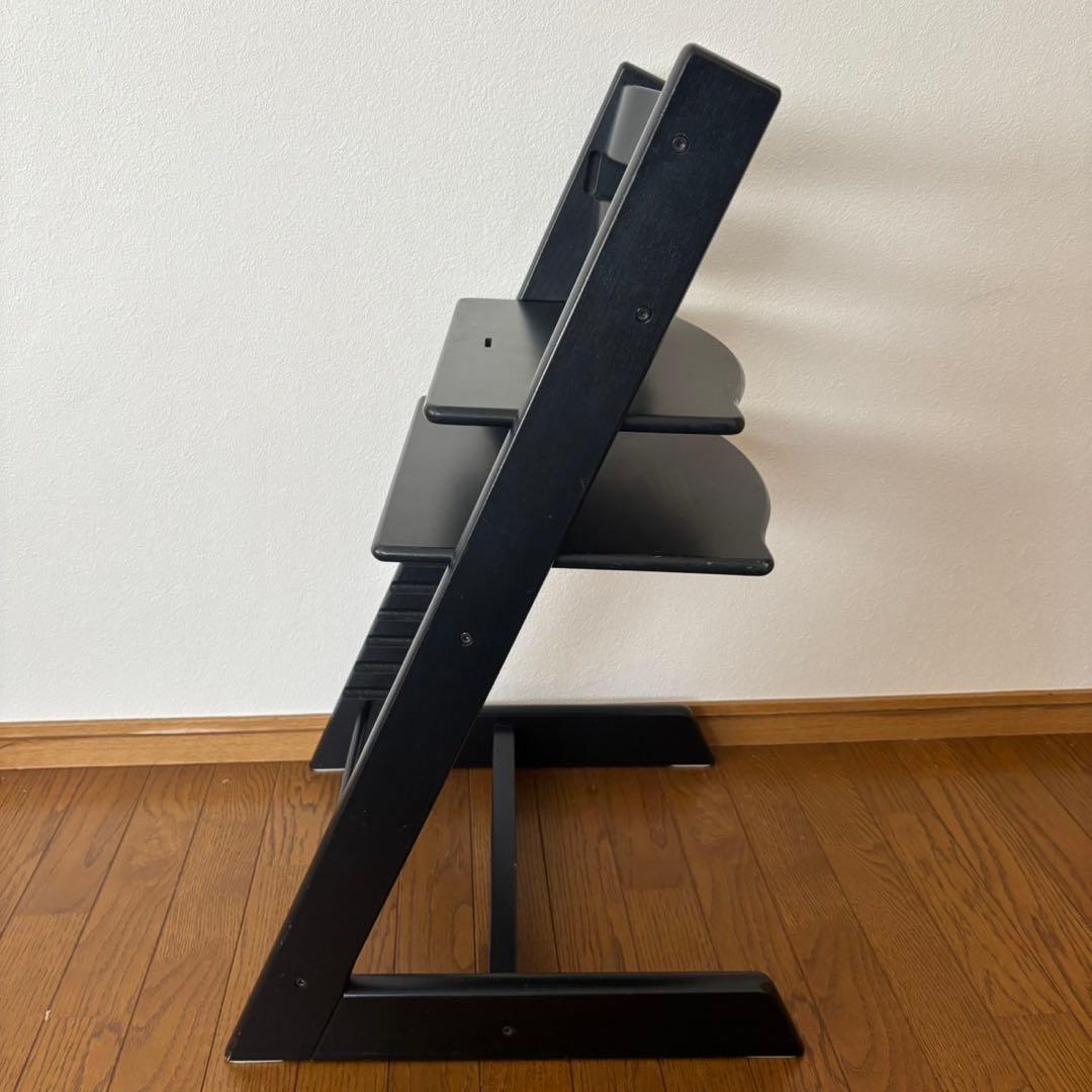 ＊美品＊ストッケ　トリップ トラップ　ベビーチェア+ベビーセット　ブラック