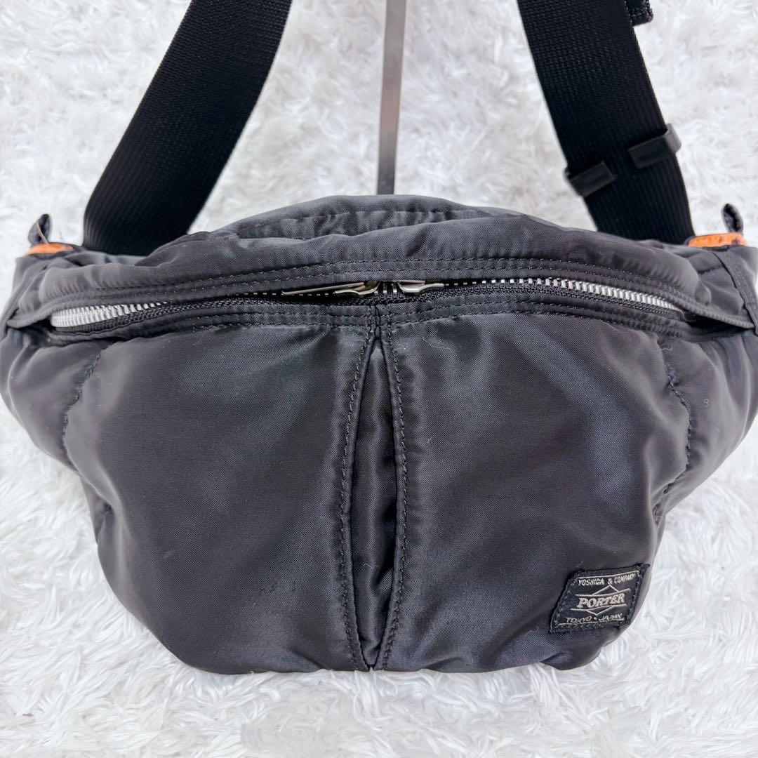 美品　PORTER ポーター タンカー ウエストバッグ ボディバッグ L
