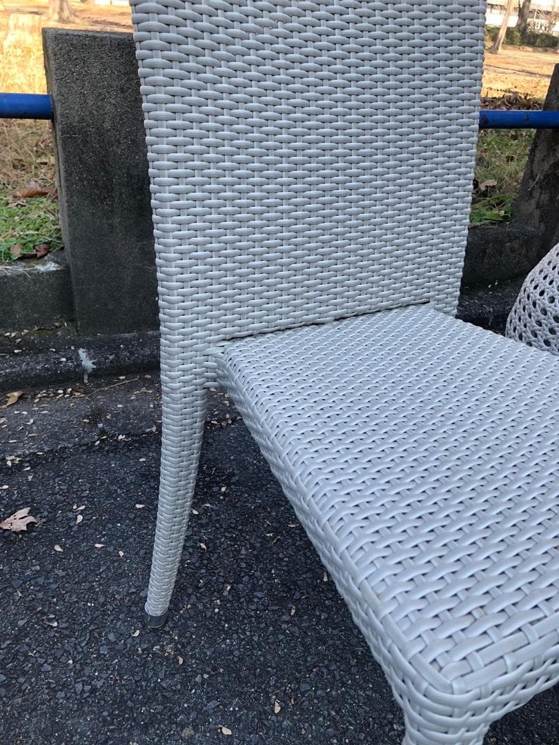 [H] ガーデンチェア 5脚 椅子 屋外 テラス ベランダ バルコニー