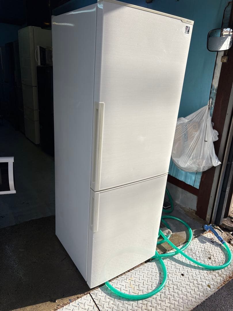 Sharp シャープホワイト冷蔵庫 5棚 4ドアポケット