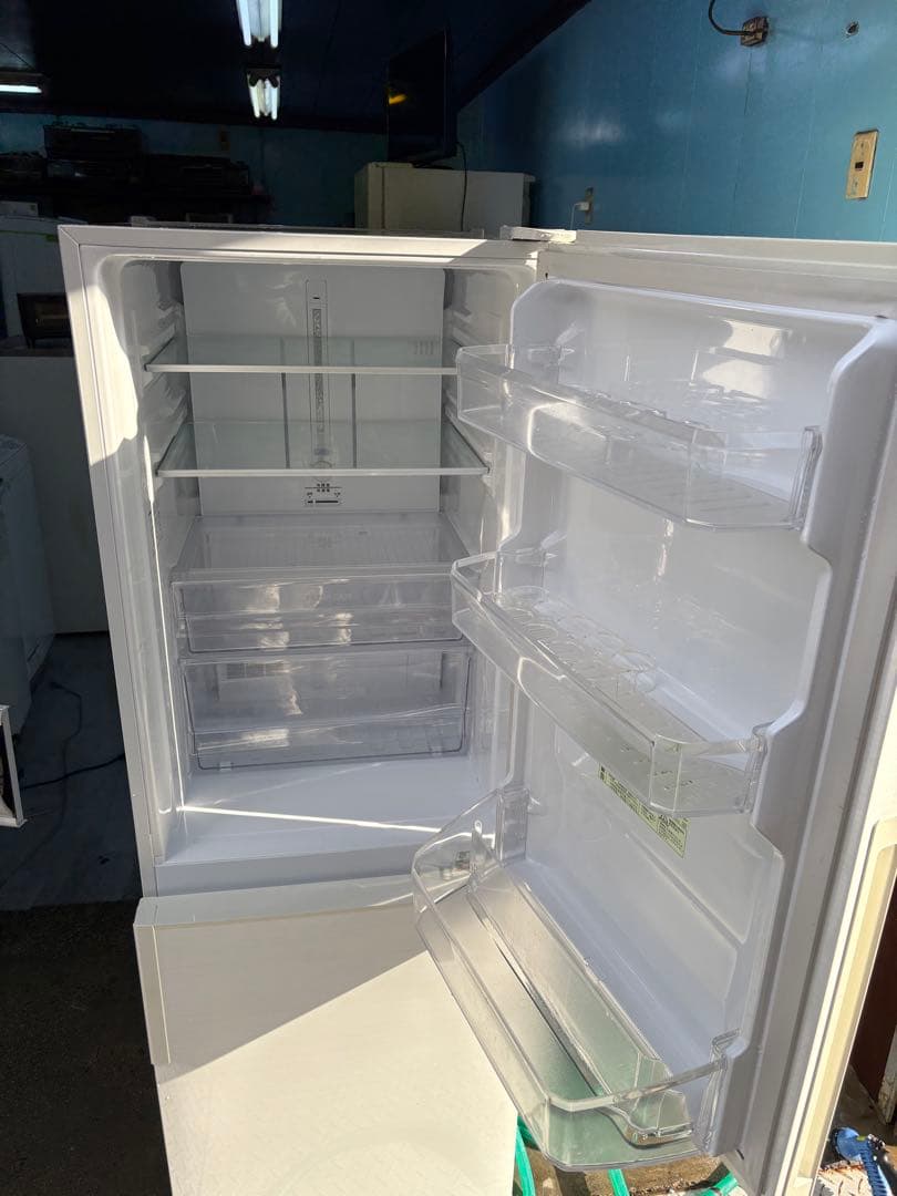 Sharp シャープホワイト冷蔵庫 5棚 4ドアポケット