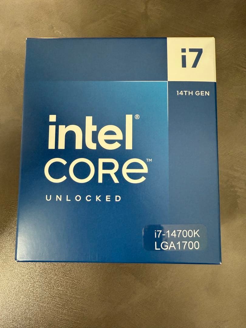 Intel Core i7-14700K 14世代 CPU 新品未開封　保証5年