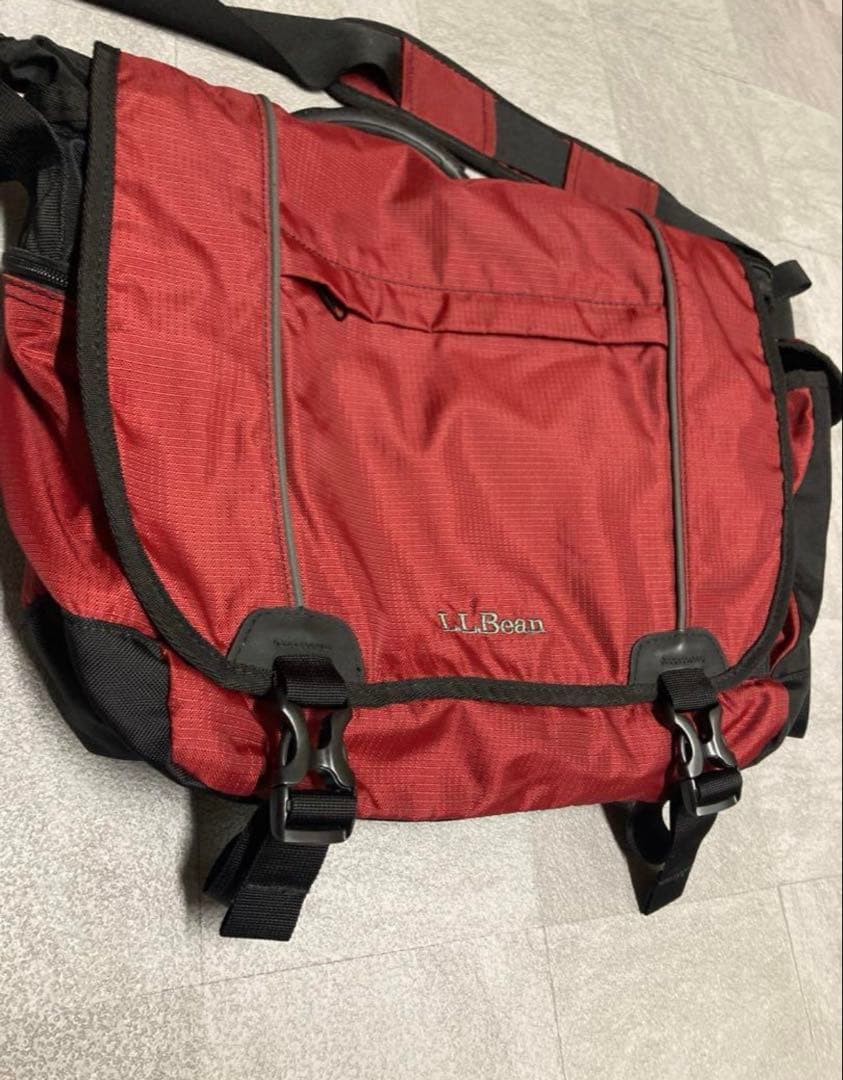 L.L.Bean 00s~TECH ギミック メッセンジャーバッグ Y2K