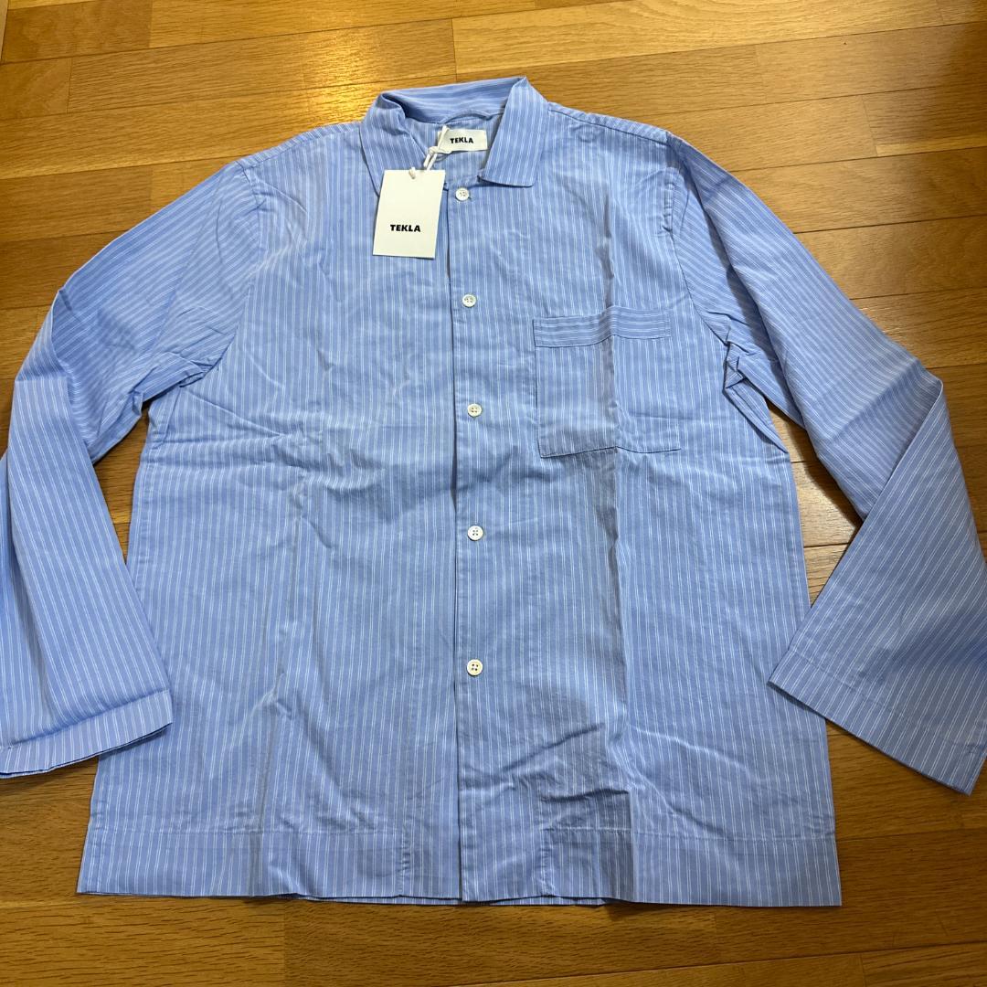 TEKLA　タグ付き　パジャマシャツ