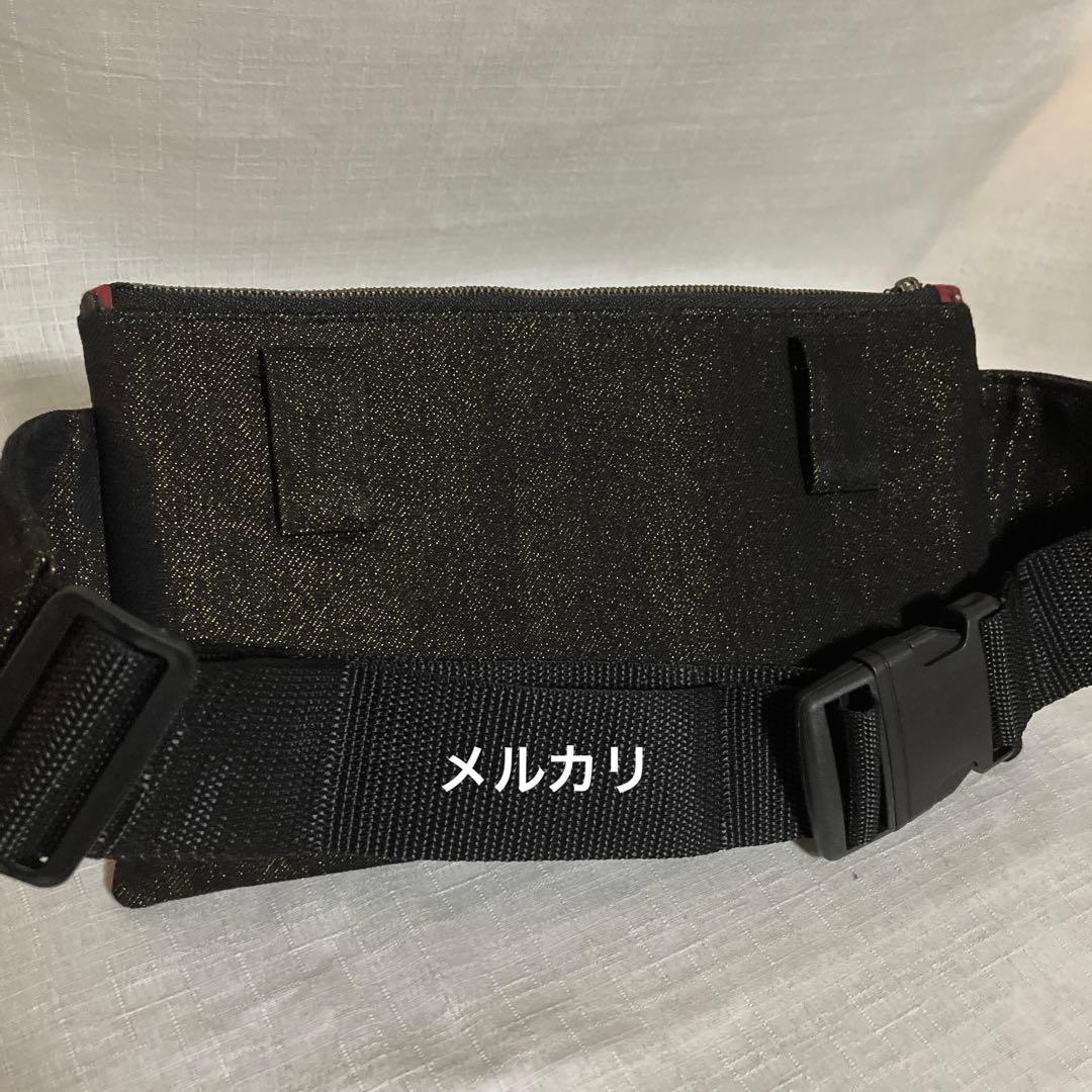 ガシャ髑髏　ハンドメイド　ウエストポーチ　道中財布　リュック