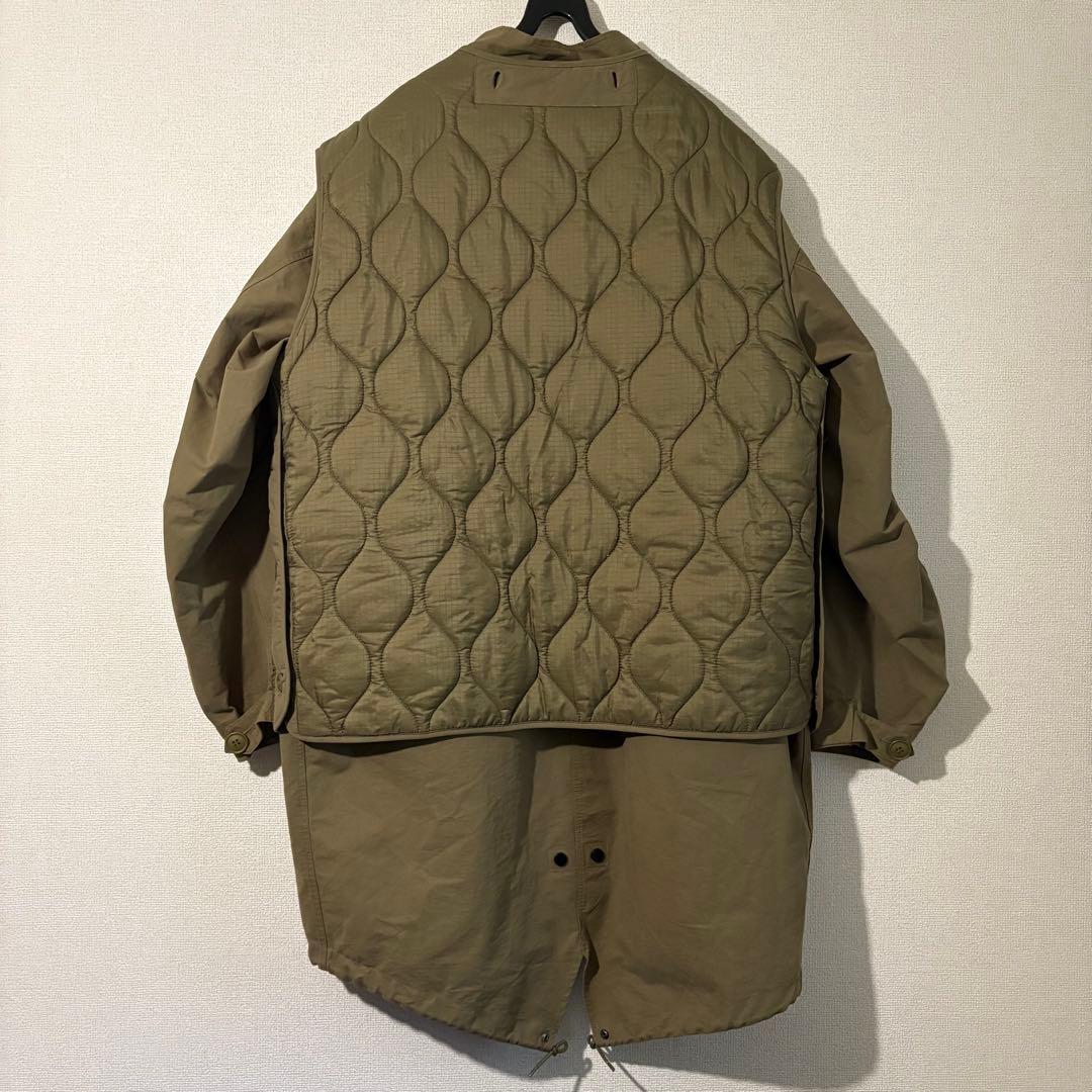 【美品】VICTIM M65 モッズコート キルティングベスト付 サイズM