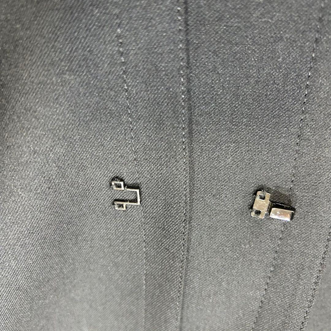 AOKI【未使用タグ付☆】島田順子　スーツセットアップ　パンツ　ノーカラー　S黒