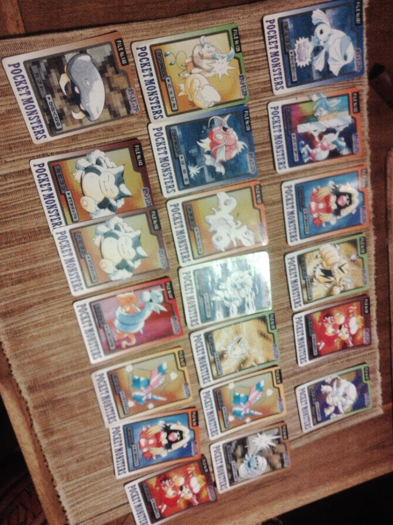 中古 カードダス 125枚 1997 ポケモン カード ジャンク