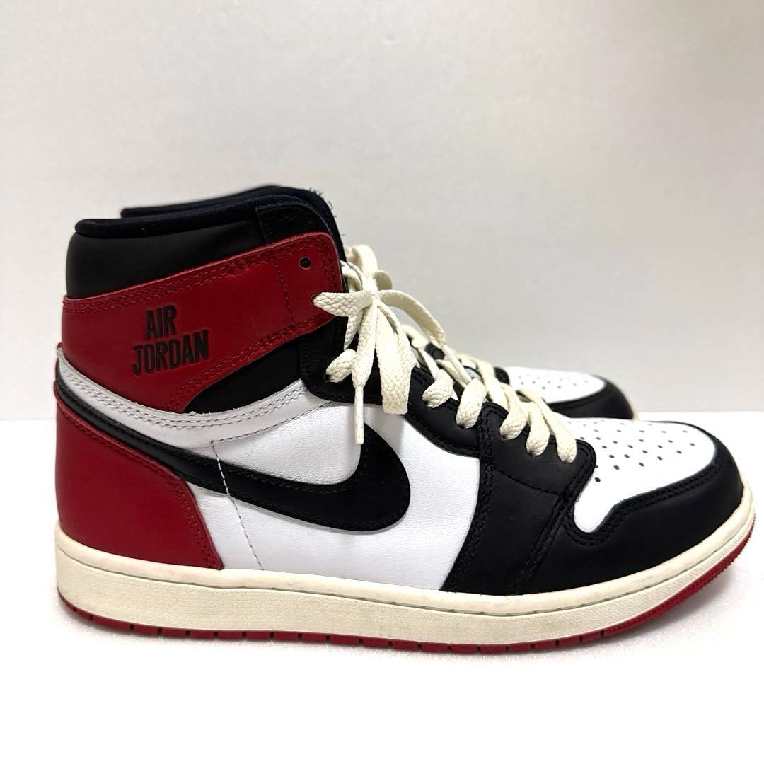 【美品】Nike Air Jordan 1 highジョーダンblack toe