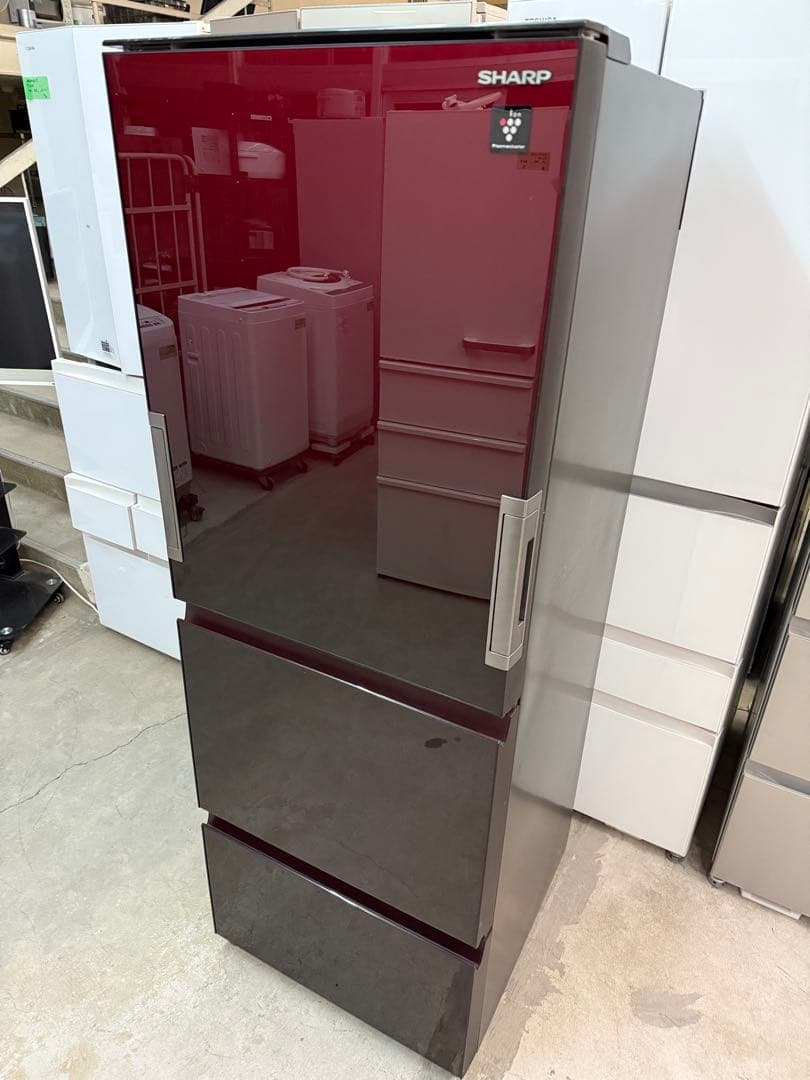 【高年式】2020年製 350L シャープ 3ドア冷凍冷蔵庫 SJ-GE35F