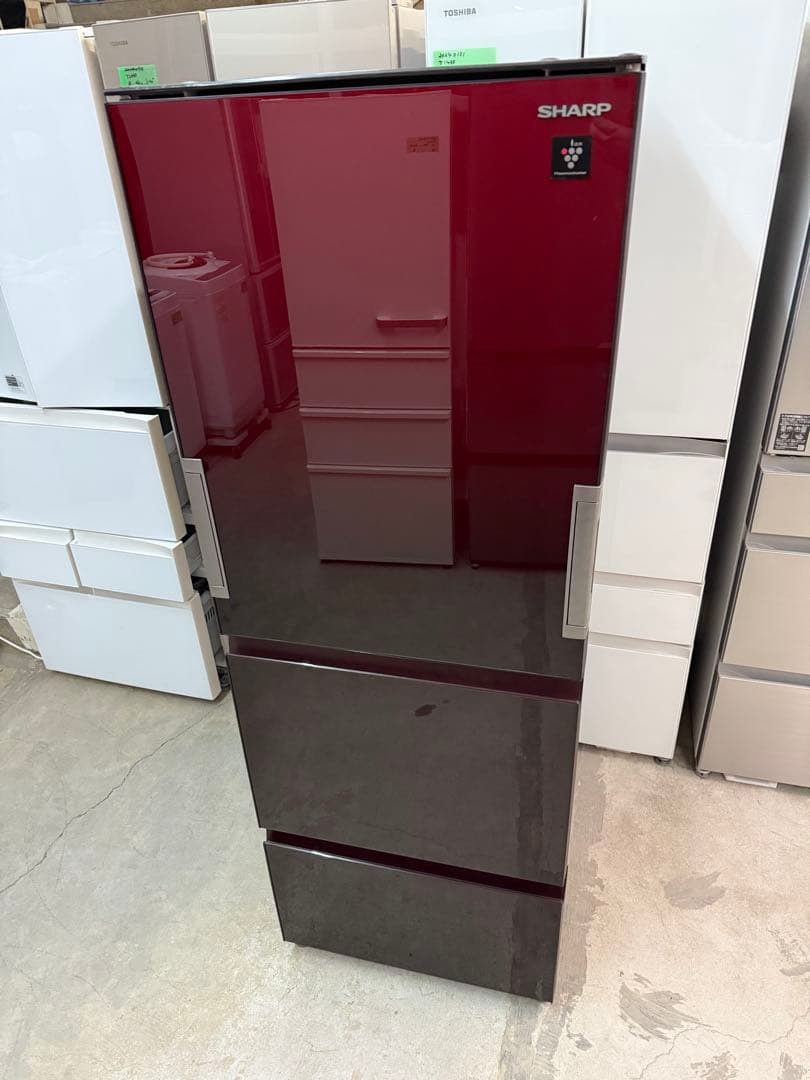 【高年式】2020年製 350L シャープ 3ドア冷凍冷蔵庫 SJ-GE35F