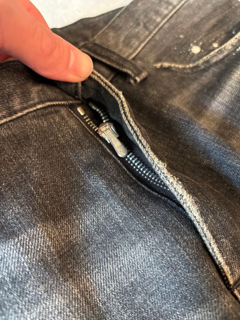 ナンバーナイン 01AW スタンダード期 名作 グランジデニム フレア キムタク