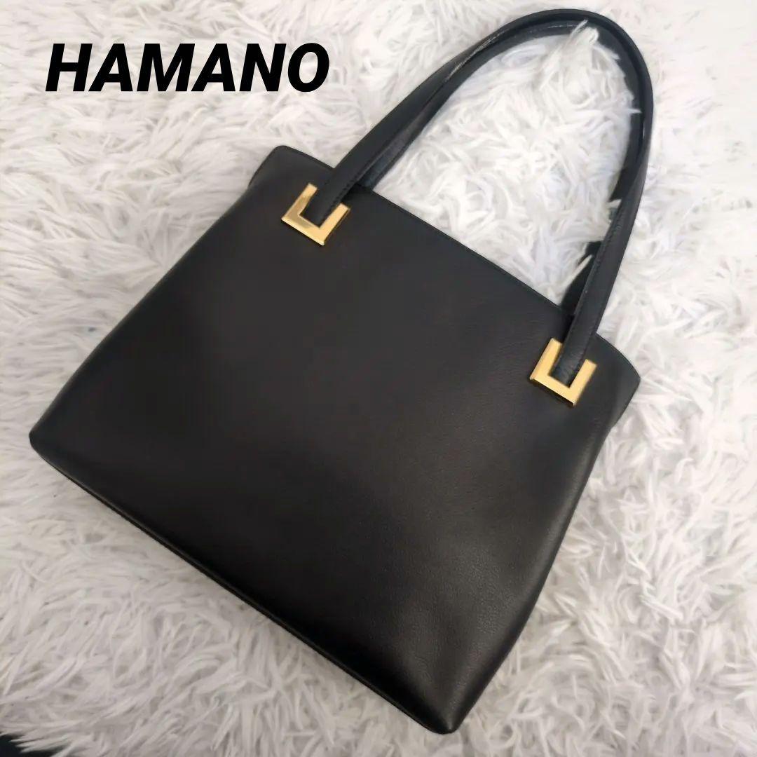 ✨️美品✨️濱野 ハマノ HAMANO ハンドバッグ 　フォーマル　レザー