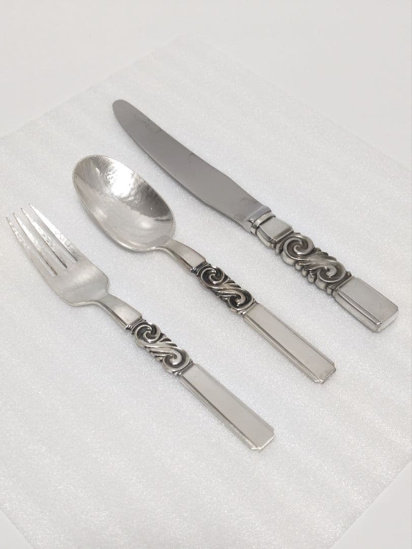 ジョージジェンセン スクロール カトラリーセット 約239g