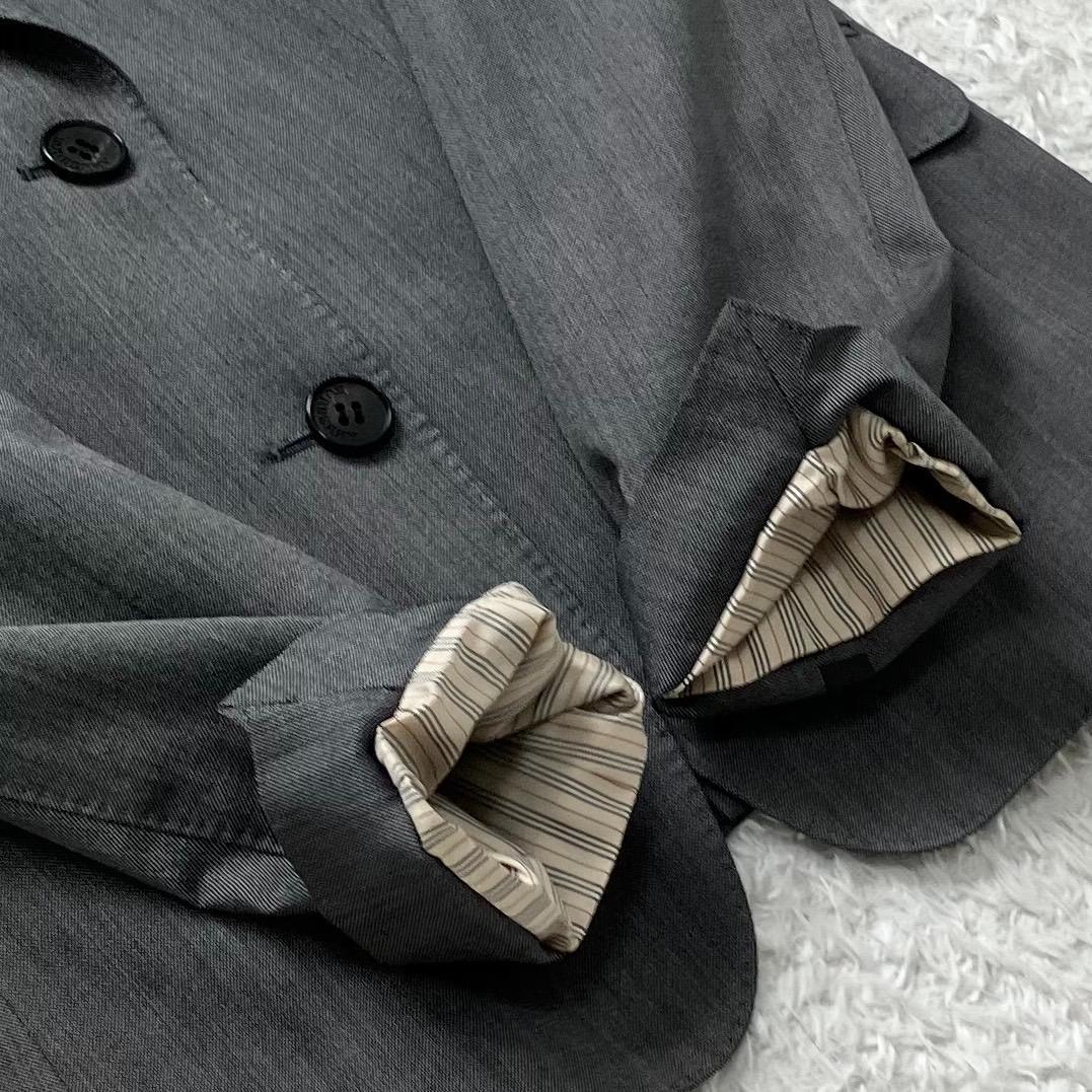 美品✨バーバリーロンドン セットアップ パンツ 大きいサイズ 42 シルク混