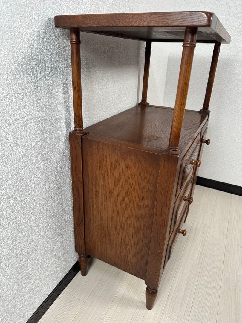 加藤木工 KATOMOKU クラシックコレクション ナラ材 電話台 ※i4※