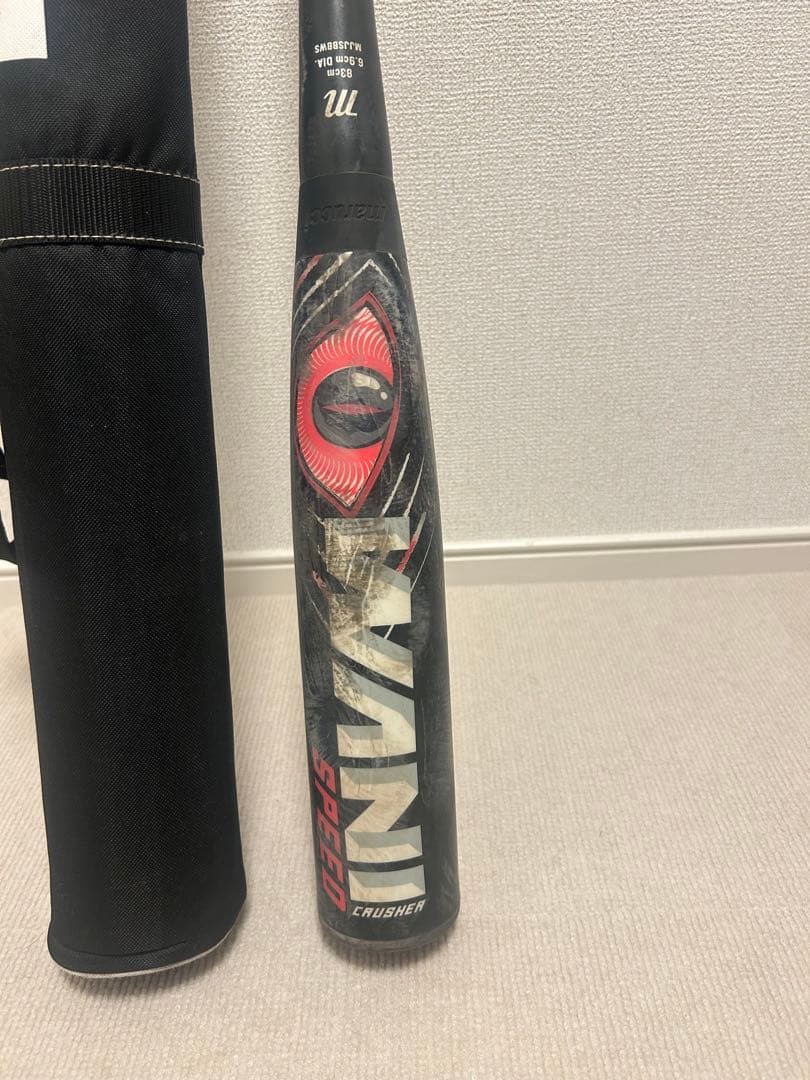 本日限定価格！WANI CRUSHER 軟式バットとケース