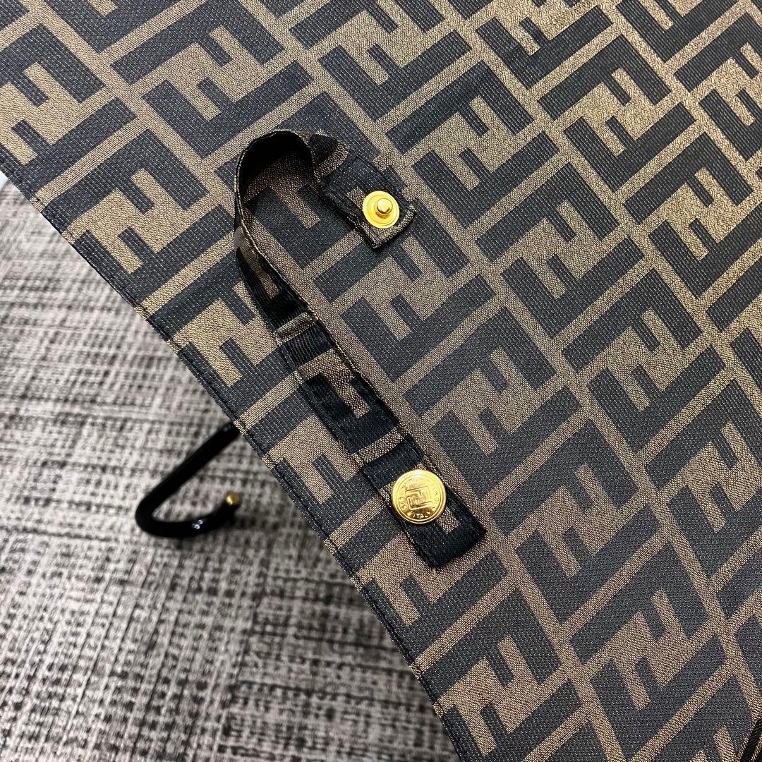 FENDI フェンディ 長傘 ズッカ柄 FFロゴ アンブレラ