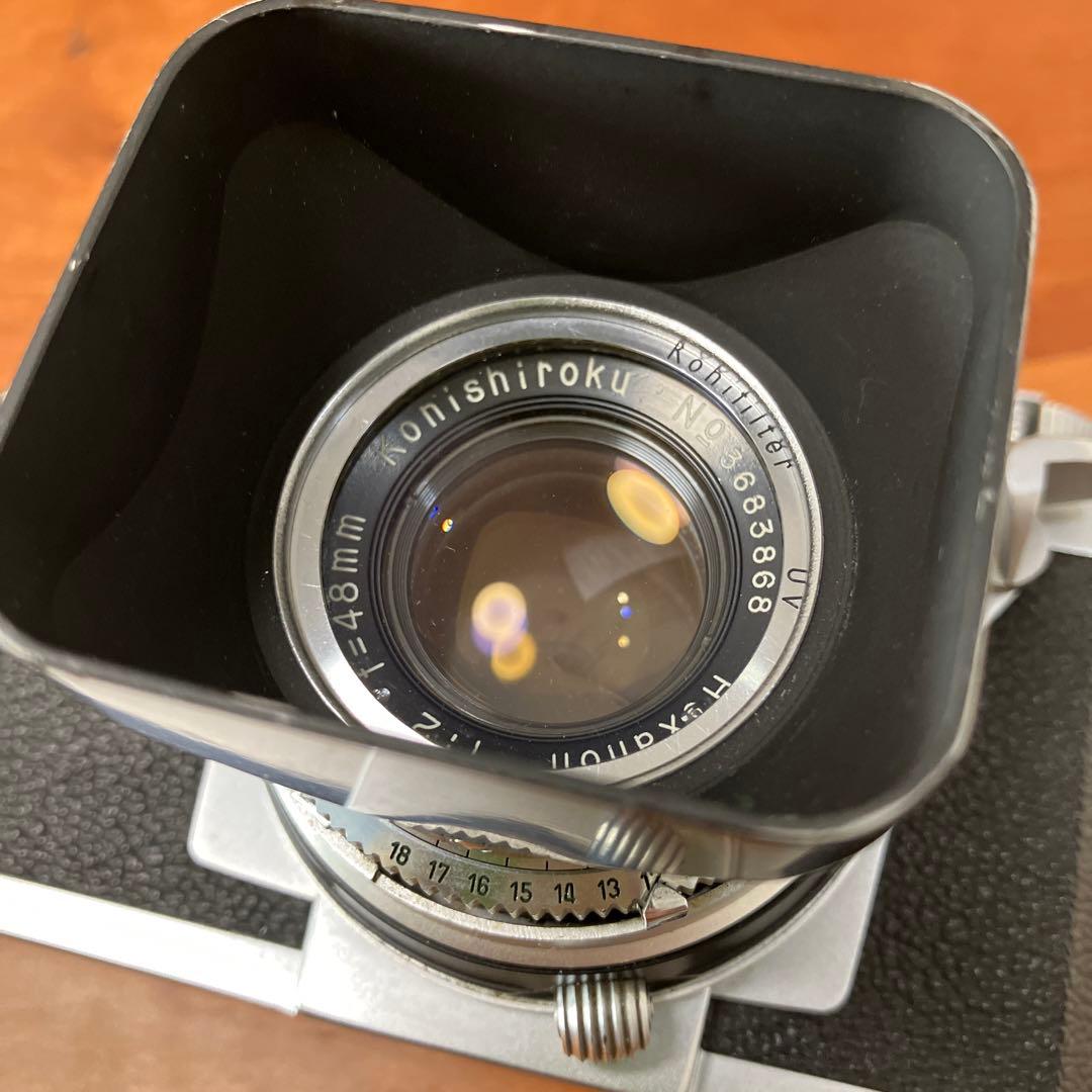 Konica コニカ III 1:2 f=48mm レンズフード付き