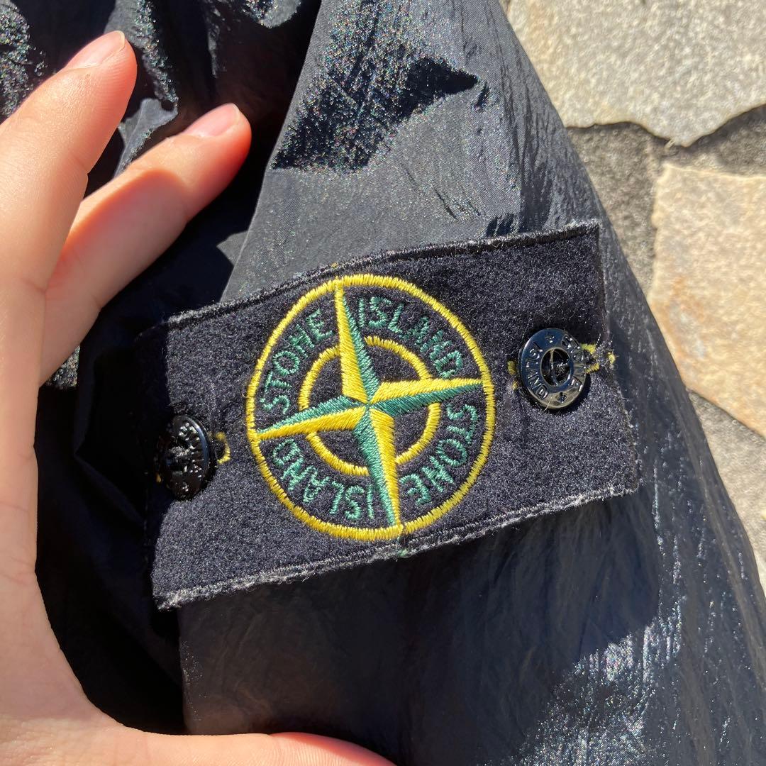 希少 00s Stone  ナイロンジャケット ガーメントダイ 中綿