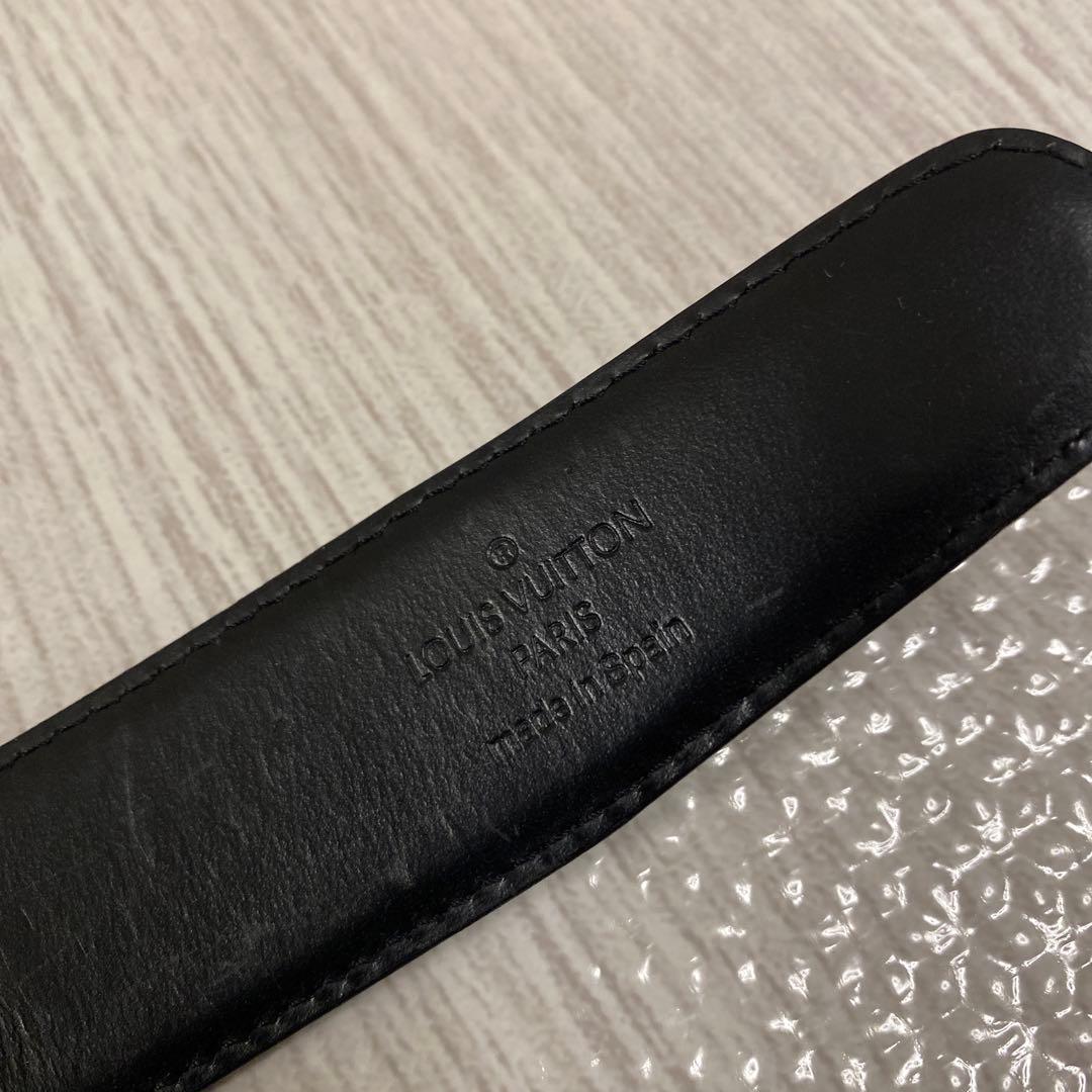 LOUIS VUITTON サンチュールクラシックタイガ　ベルト　ブラック