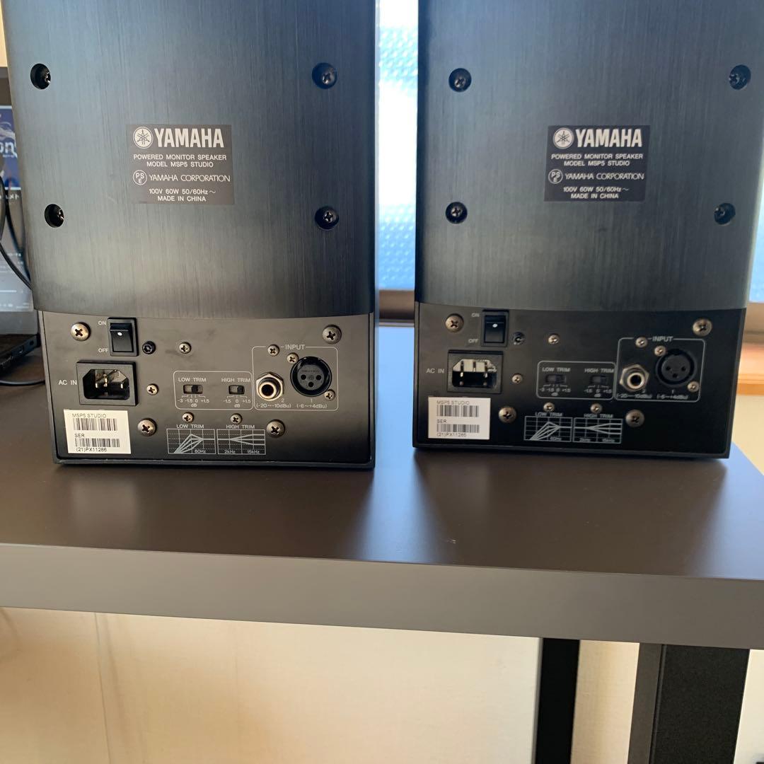 YAMAHA MSP5 Studio　ヤマハスピーカー ブラック　有線スピーカー