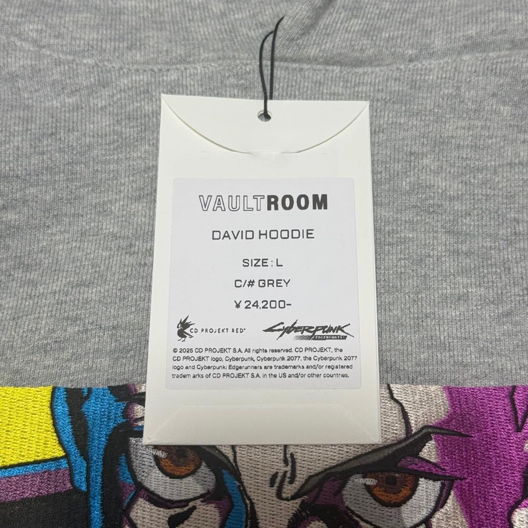 Lサイズ　VAULTROOM DAVID HOODIE / GRAY