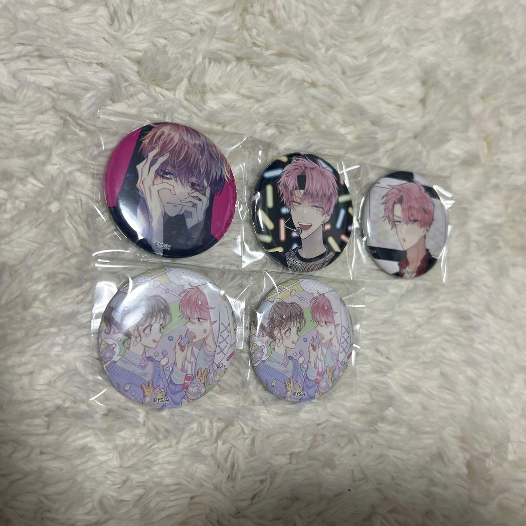 多聞くん今どっち トレーディング缶バッジ F/ACE展 福原多聞 ジメ原