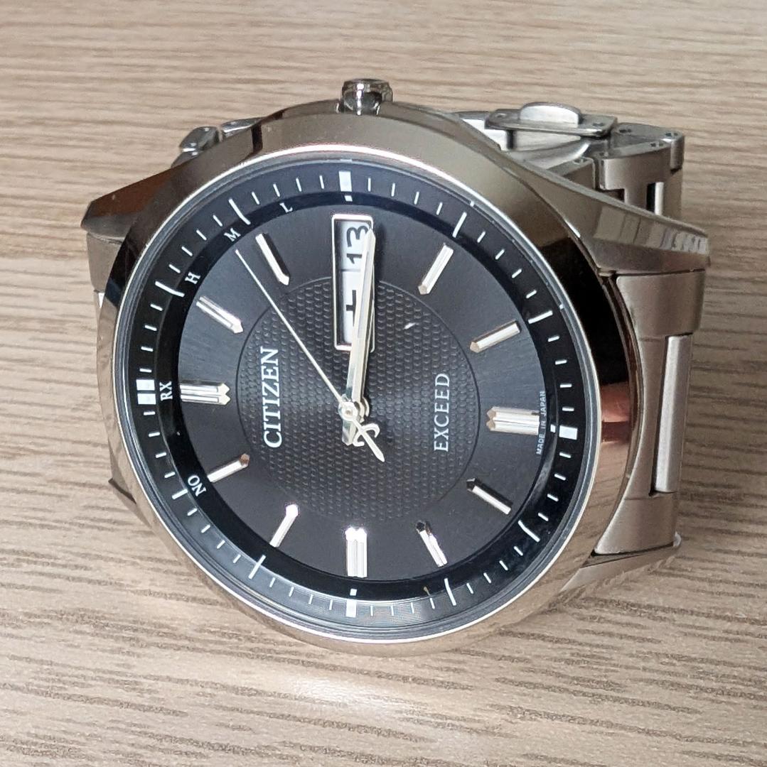 【軽量モデル】シチズンエクシード　エコ・ドライブAT6030-51E