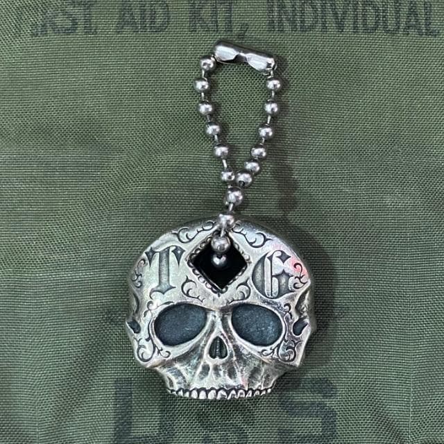 ブラックフラッグ限定 Blackflag × Trygod スカル キーカバー